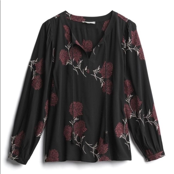 Stitch Fix l Daniel Rainn Francesca Embroidered Tassel Detail Top, Small - Picture 1 of 11